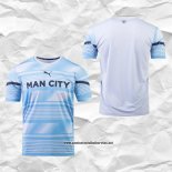 Manchester City Camiseta Pre Partido del 2022 Azul