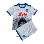 Napoli Camiseta Maradona Special Nino 2021-2022 Blanco