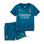Tercera AC Milan Camiseta Nino 2020-2021