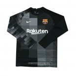 Barcelona Camiseta Portero 2021-2022 Manga Larga Negro