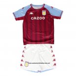 Primera Aston Villa Camiseta Nino 2021-2022