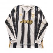 Primera Juventus Camiseta 2020-2021 Manga Larga