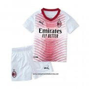 Segunda AC Milan Camiseta Nino 2020-2021