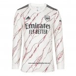 Segunda Arsenal Camiseta 2020-2021 Manga Larga