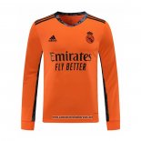Segunda Real Madrid Camiseta Portero 2020-2021 Manga Larga