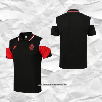 AC Milan Camiseta Polo del 2021-2022 Negro