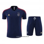 Chandal del Ajax 2022-2023 Manga Corta Azul - Pantalon Corto