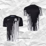Corinthians Camiseta de Entrenamiento 2022 Negro y Blanco