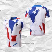 Francia Camiseta de Entrenamiento 2022-2023 Blanco Rojo Azul