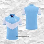 Olympique Marsella Camiseta Polo del 2022-2023 Azul y Blanco