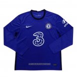 Primera Chelsea Camiseta 2020-2021 Manga Larga