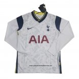 Primera Tottenham Hotspur Camiseta 2020-2021 Manga Larga